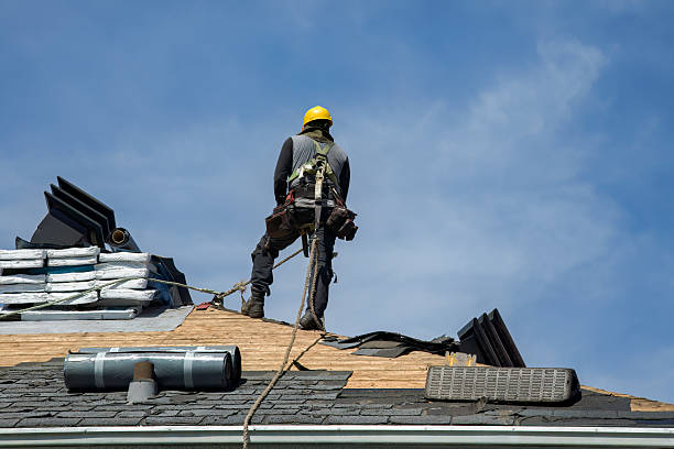 Professional Flat Roof Repair technician working in Gotebo, OK